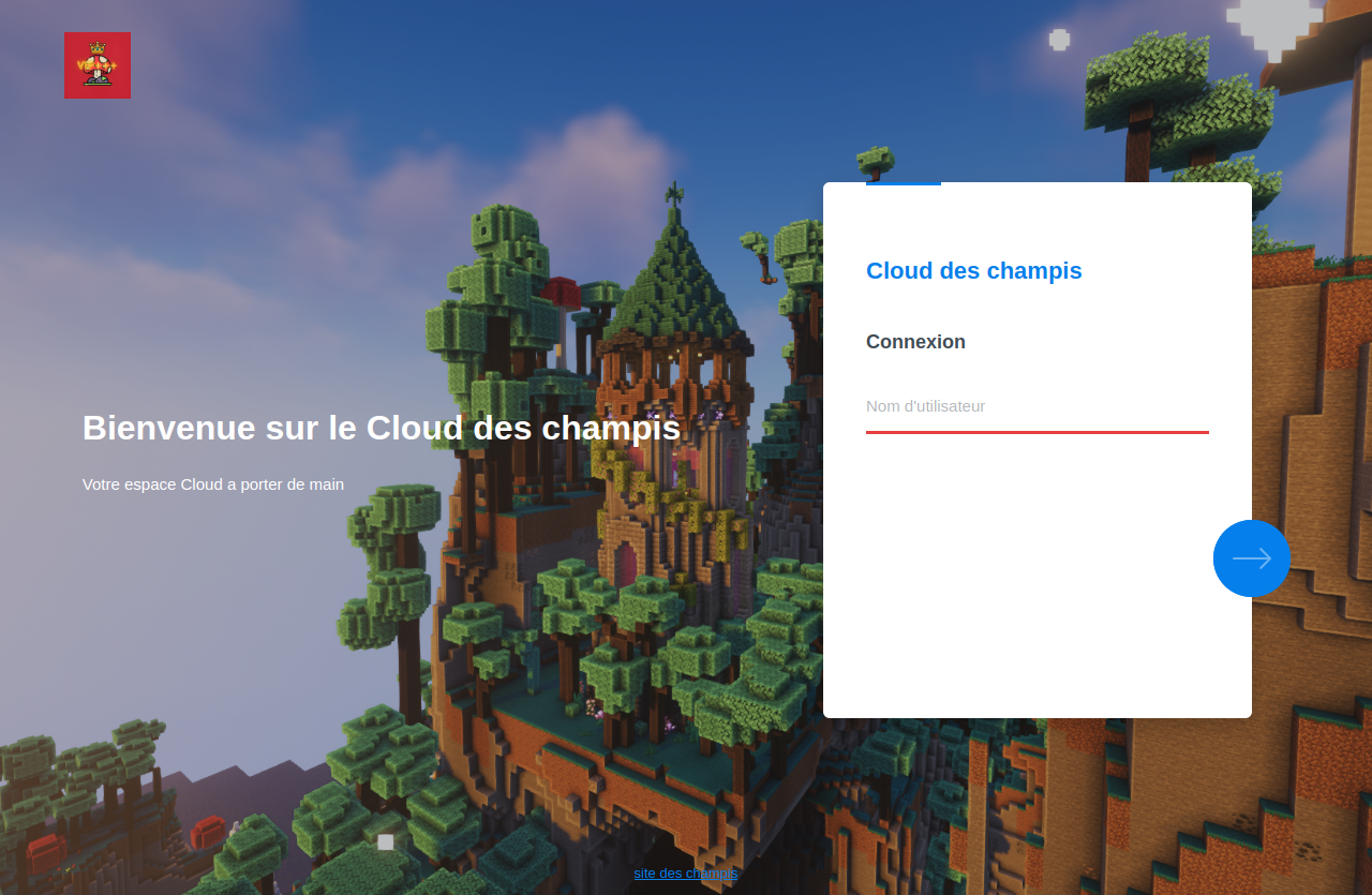 Le service Cloud des champis